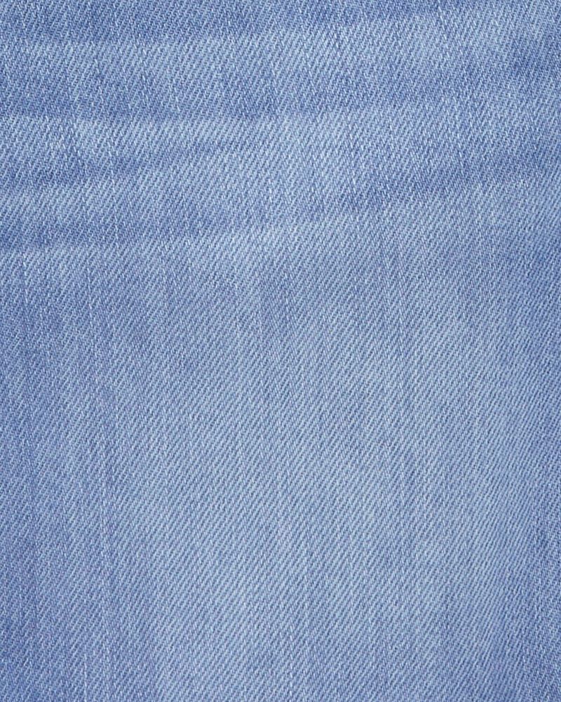 Oshkosh Denim Shortalls: Hickory Stripe Strap Remix