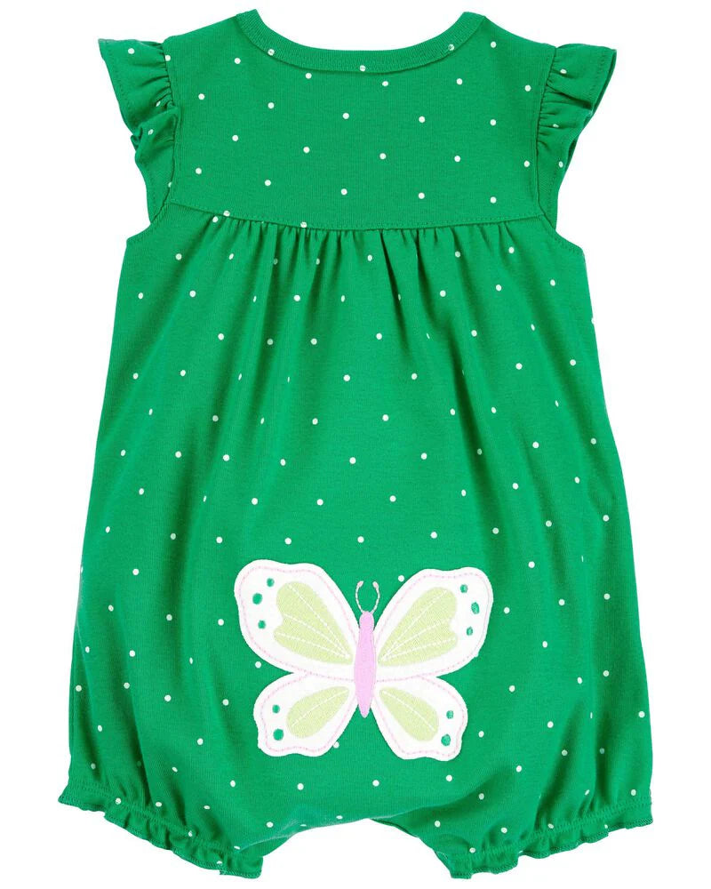 Carter's Polka Dot Snap-Up Romper