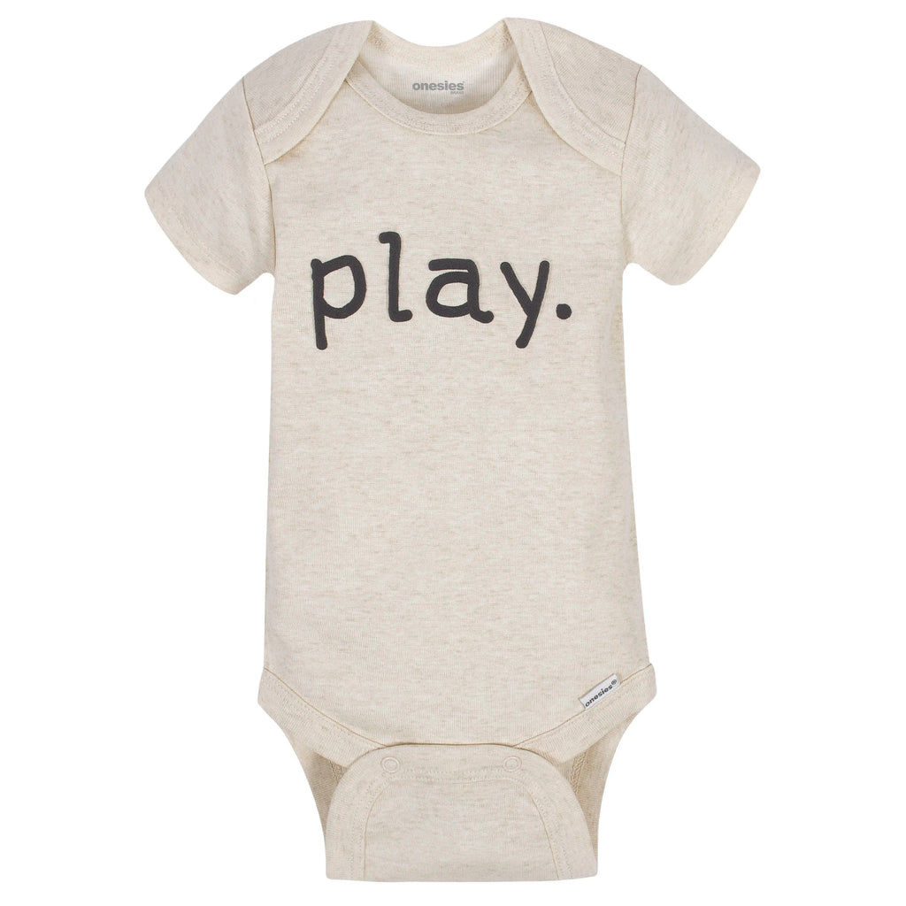 6-Piece Baby Neutral Play Onesies Brand Bodysuits & Pants Set