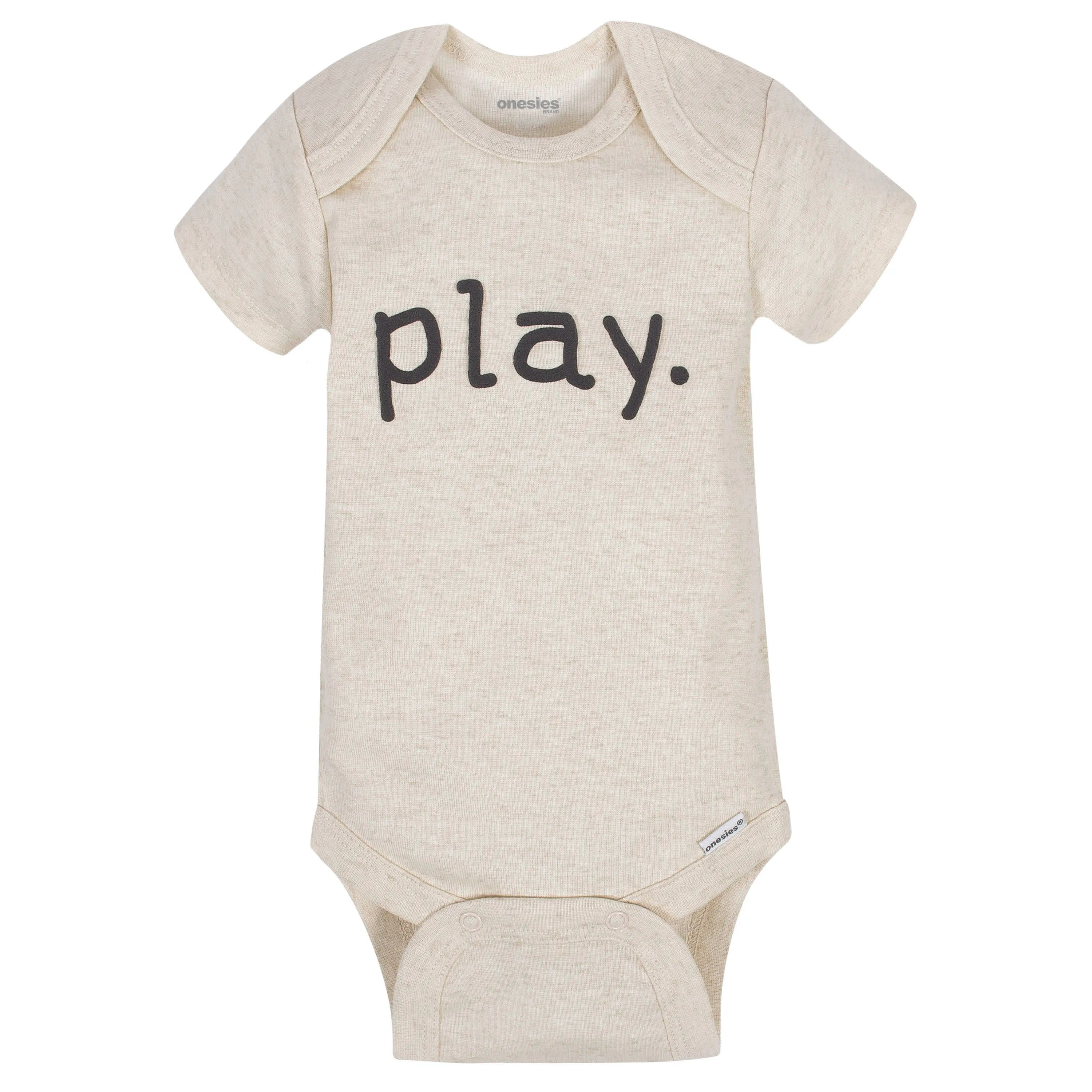 6-Piece Baby Neutral Play Onesies Brand Bodysuits & Pants Set