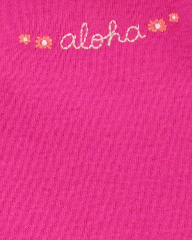 Carter's Baby 2-Piece Flutter Bodysuit & Tropical Diaper Cover Set