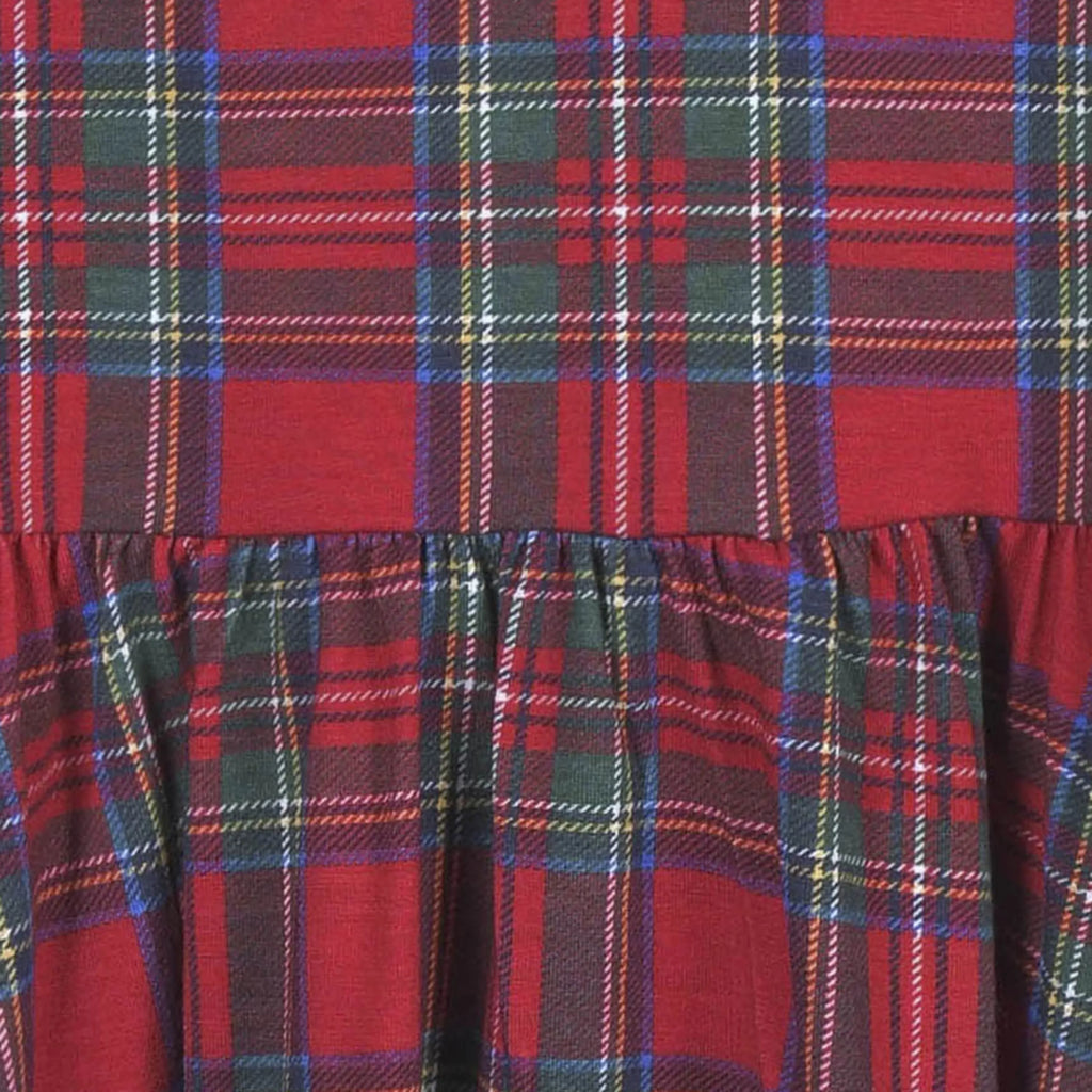 Infant & Toddler Girls Plaid About You Buttery Soft Viscose Made from Eucalyptus Holiday Twirl Dress