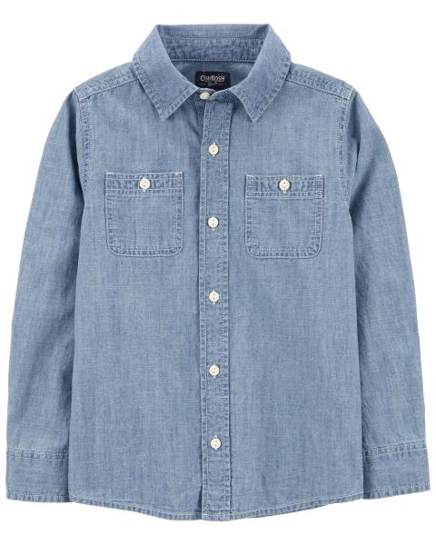 Oshkosh Chambray Button-Front Shirt