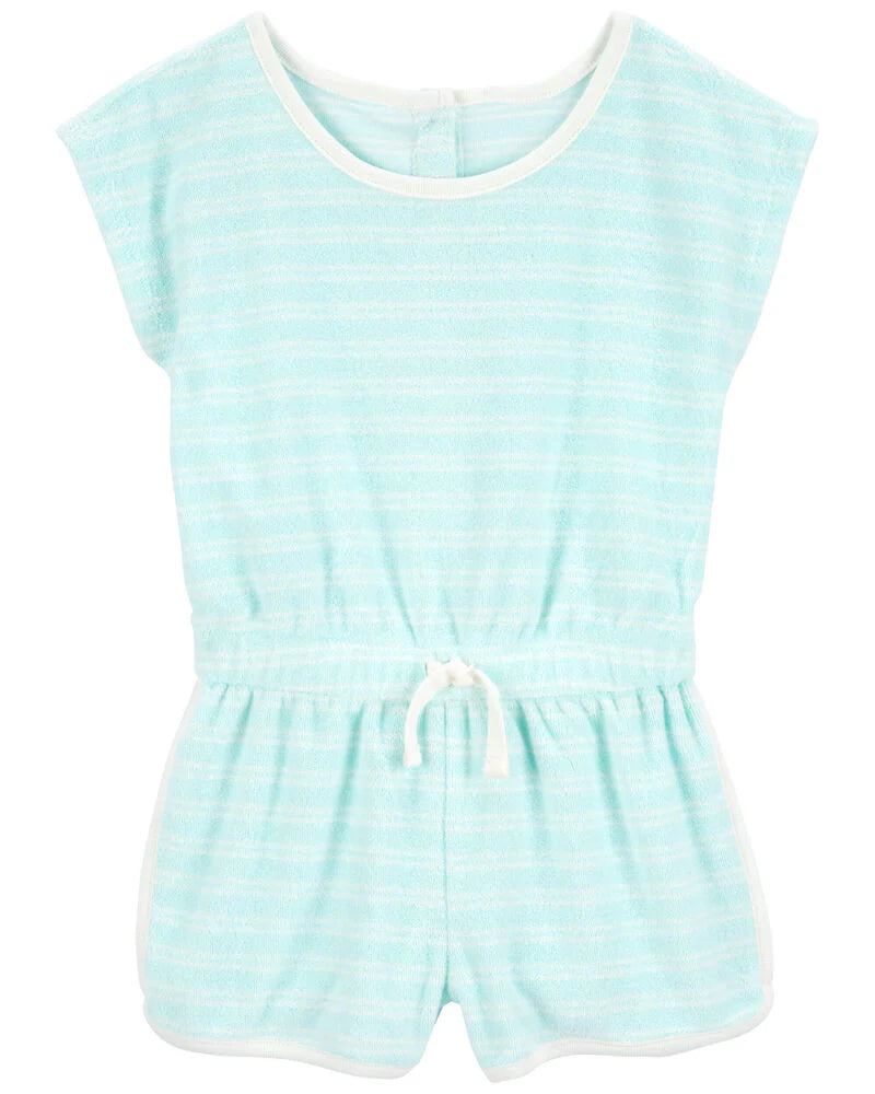 Carter's Toddler Striped Terry Romper