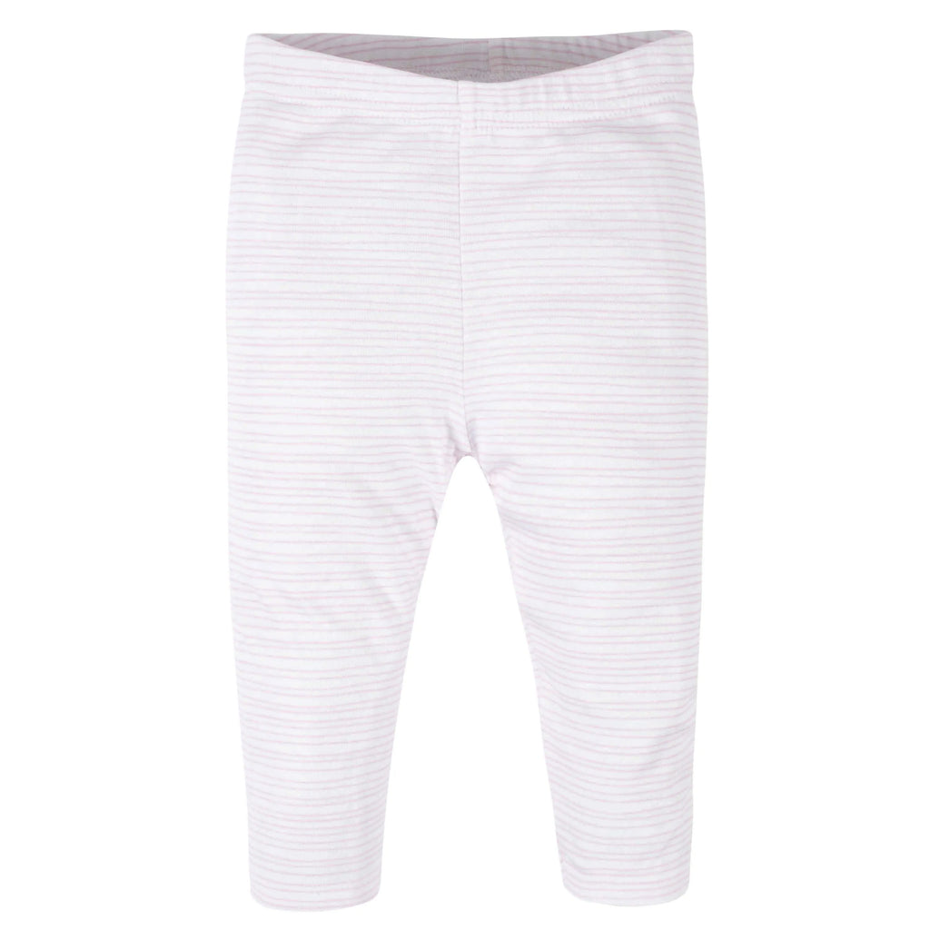 4-Pack Baby Girls Pink Stripes Pants