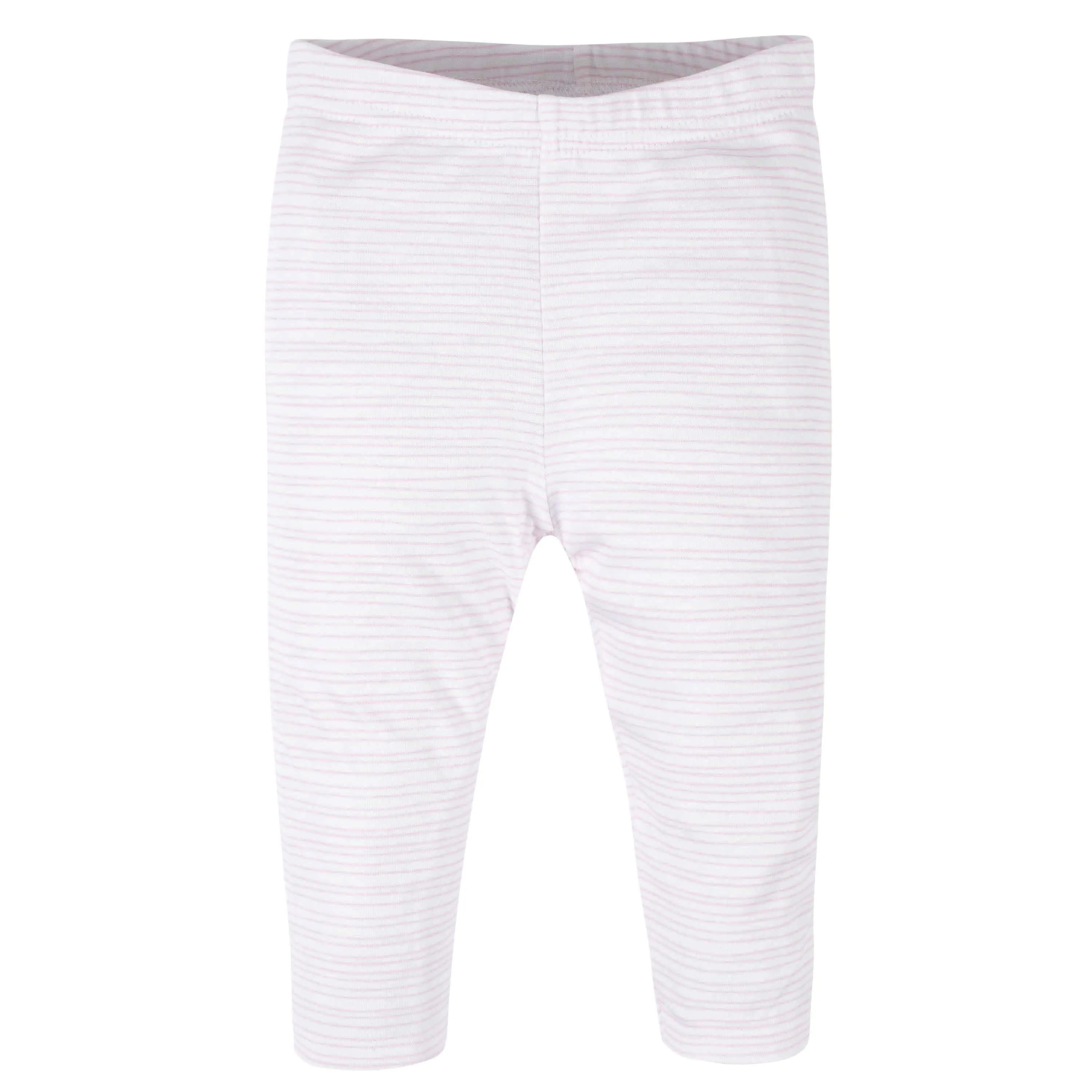 4-Pack Baby Girls Pink Stripes Pants