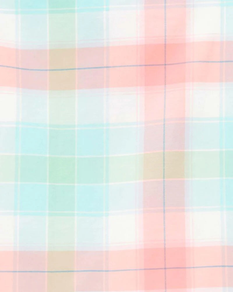 Carter's Plaid Flutter Dress