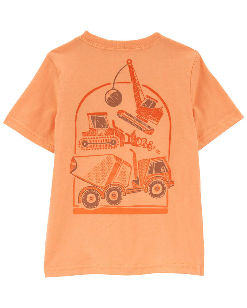 Carter's Toddler 2-Piece Construction Tee & Denim Short Set