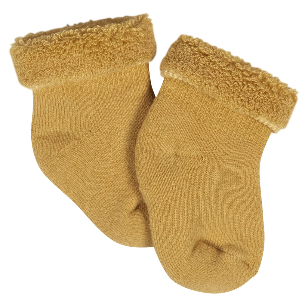 12-Pack Baby Neutral Southwest Terry Wiggle Proof Socks