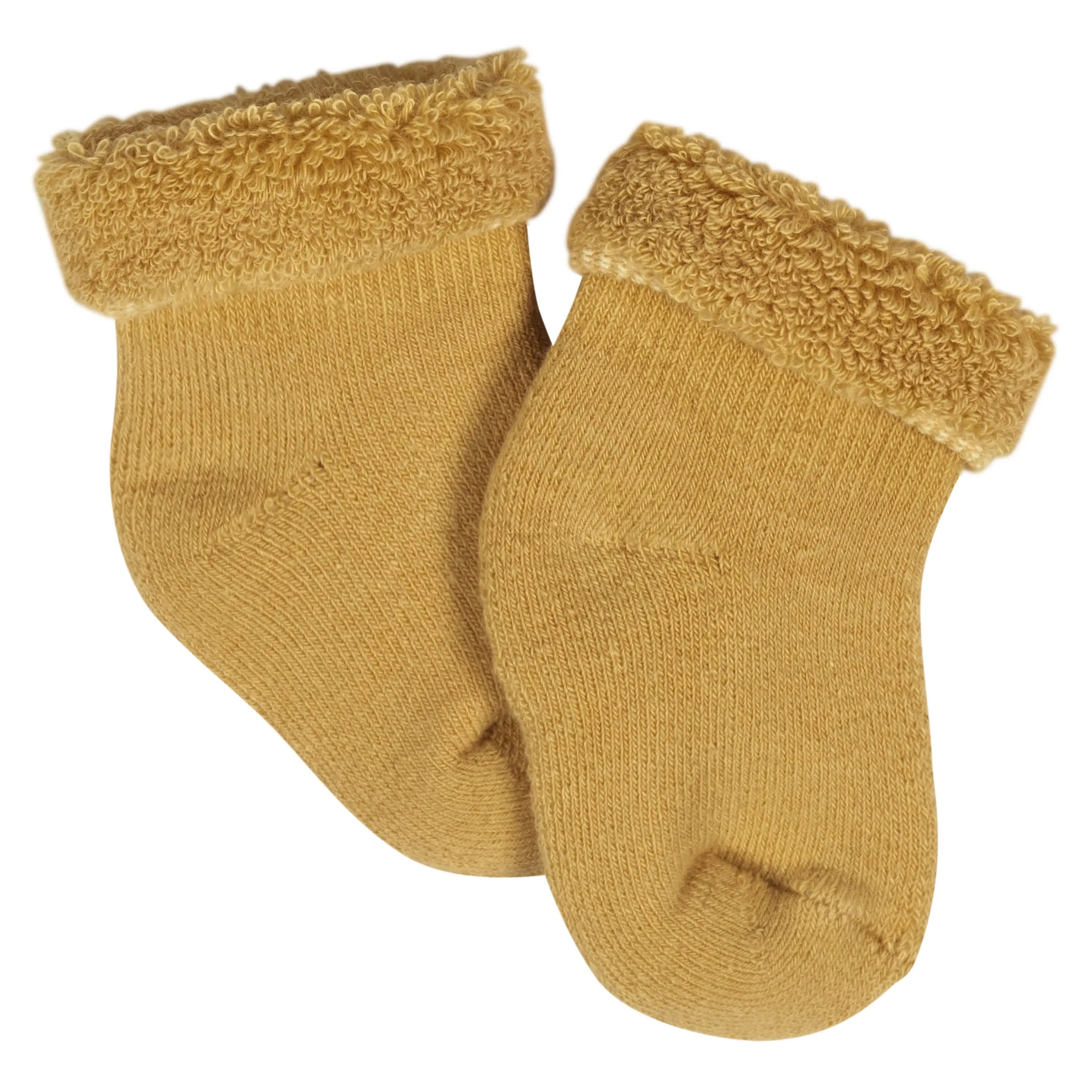 12-Pack Baby Neutral Southwest Terry Wiggle Proof Socks