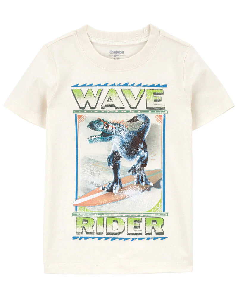 Oshkosh Wave Rider Graphic Tee with Stretch Chino Short