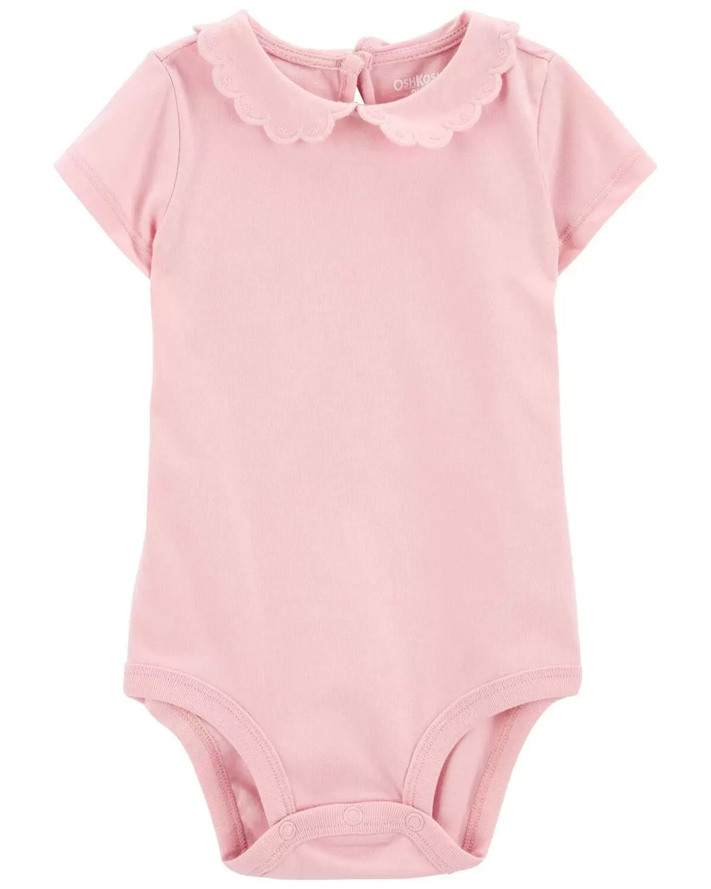 Oshkosh Baby Scalloped Peter Pan Collar Jersey Bodysuit