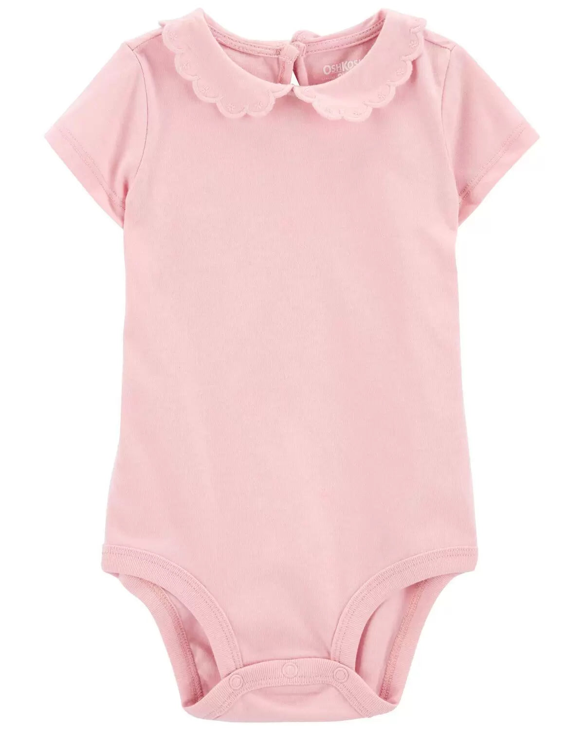 Oshkosh Baby Scalloped Peter Pan Collar Jersey Bodysuit