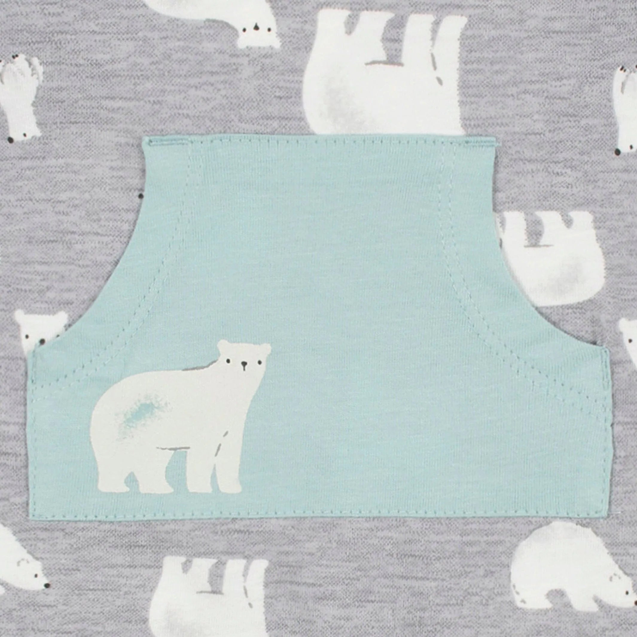 2-Pack Baby Boys Polar Bear Rompers