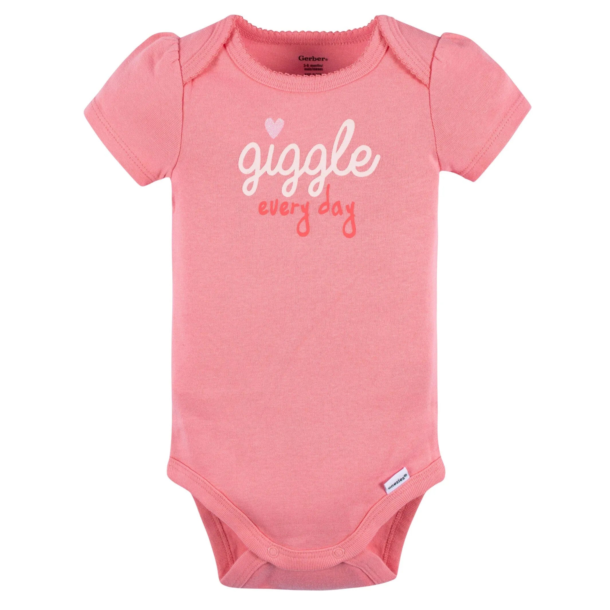 4-Piece Baby Girls Rainbow Dreams Onesies Bodysuit, Tee, Skort & Pant Set