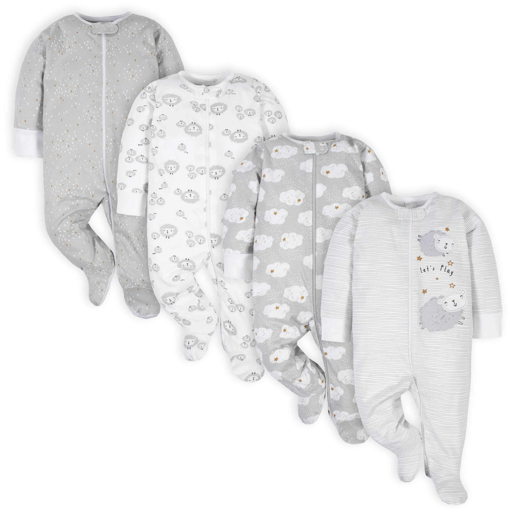 4-Pack Baby Neutral Sheep Sleep 'N Plays