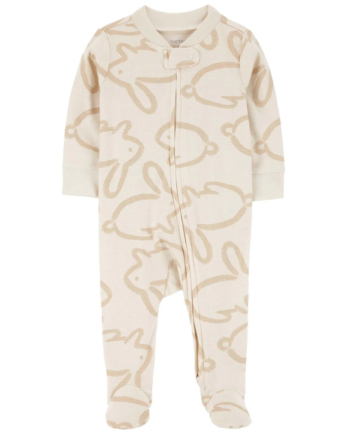 Carter's Baby Bunny 2-Way Zip Cotton Sleep & Play