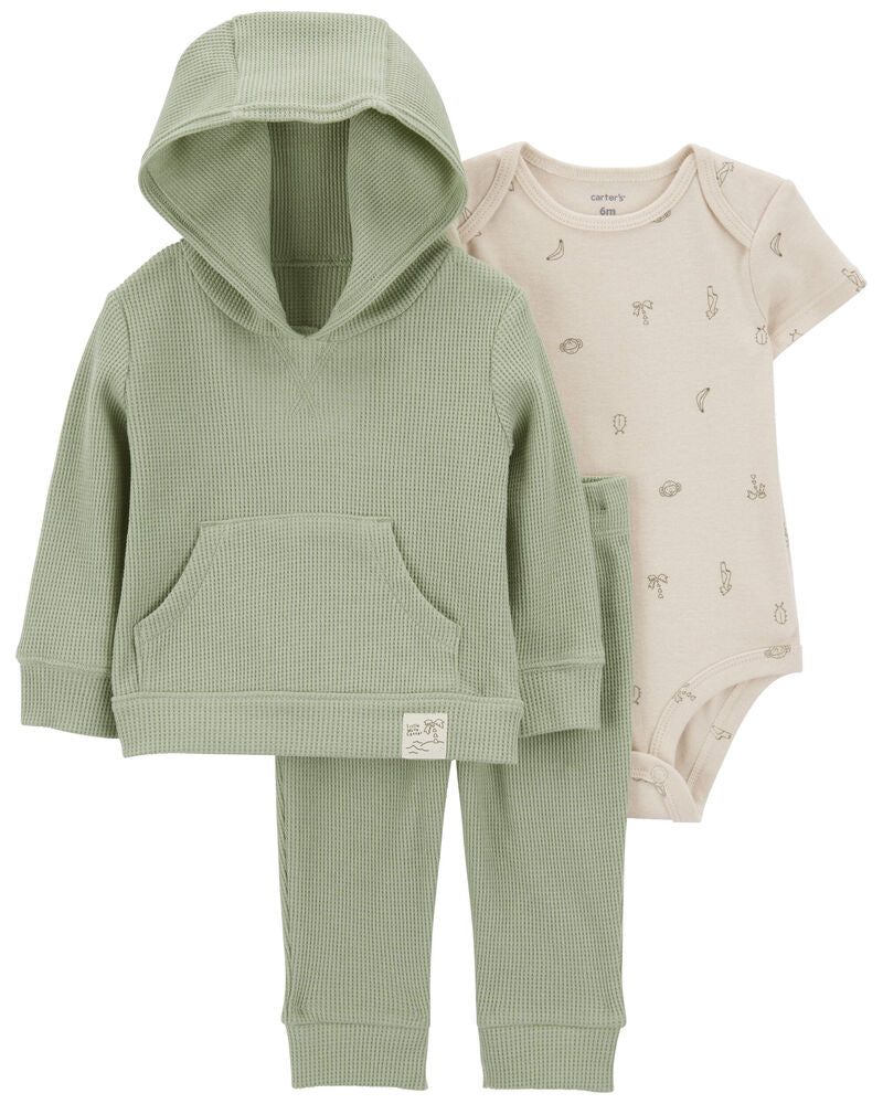 Carter's 3-Piece Little Hooded Pullover Set