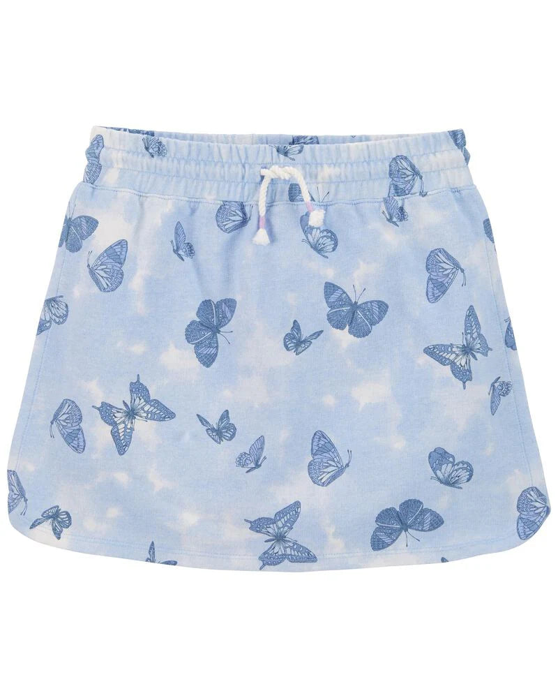 Oshkosh Kid Tie-Front Top with Butterfly Drawstring Skirt