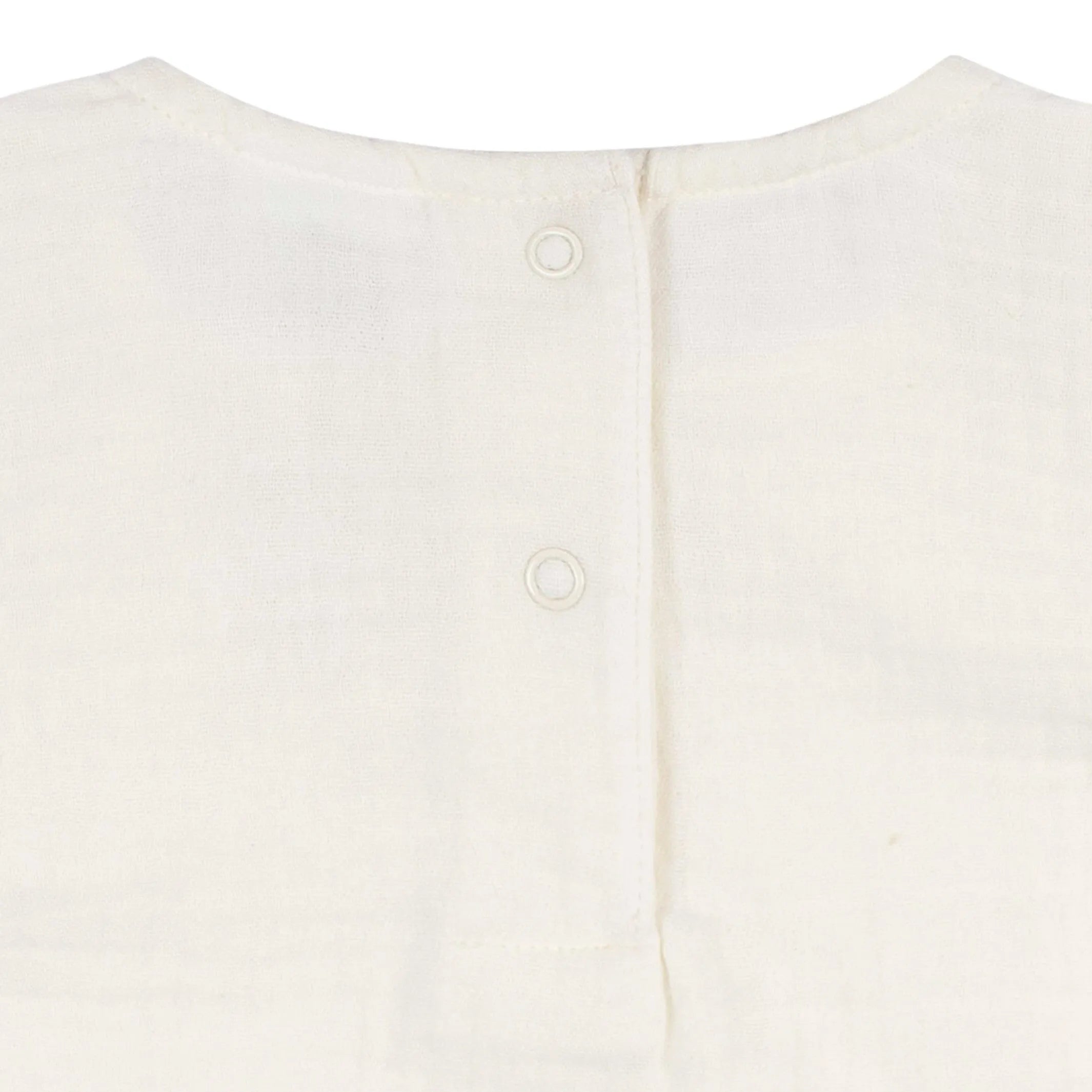 Baby Girls Ivory Gauze Sunsuit Romper