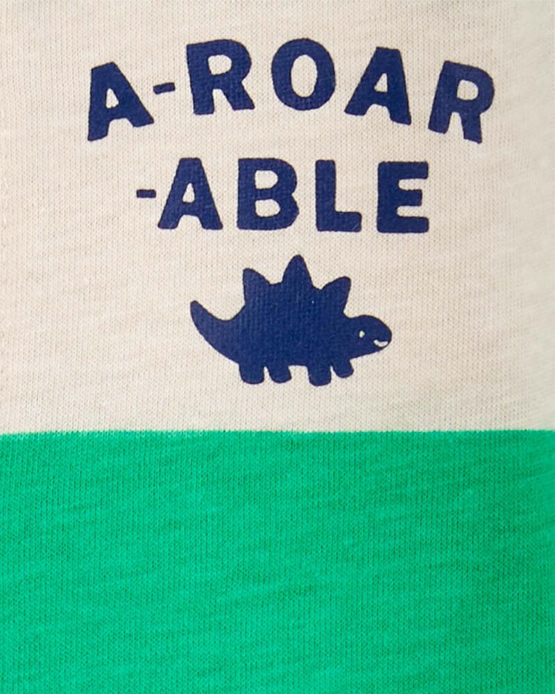 Carter's A-Roar-Able Striped Snap-Up Romper