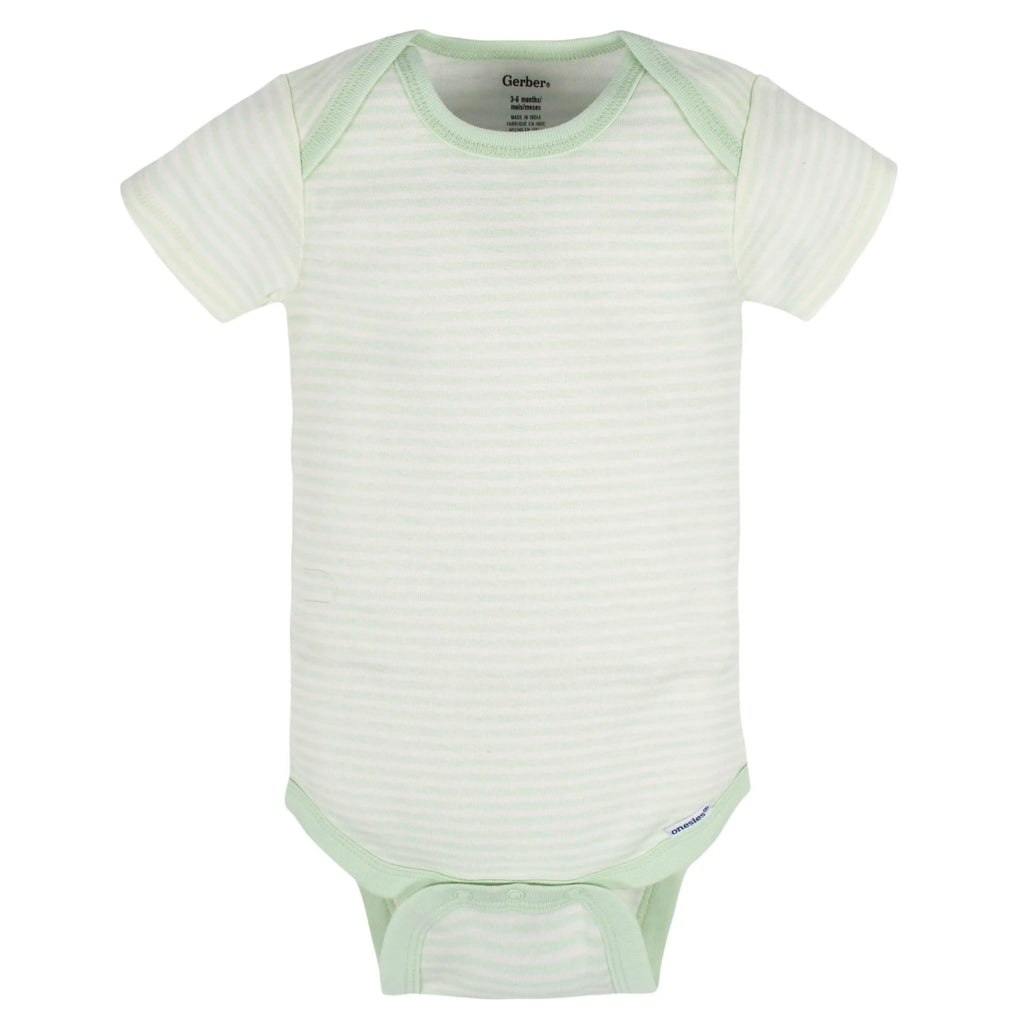 8-Pack Baby Neutral Happy Veggies Onesies Bodysuits