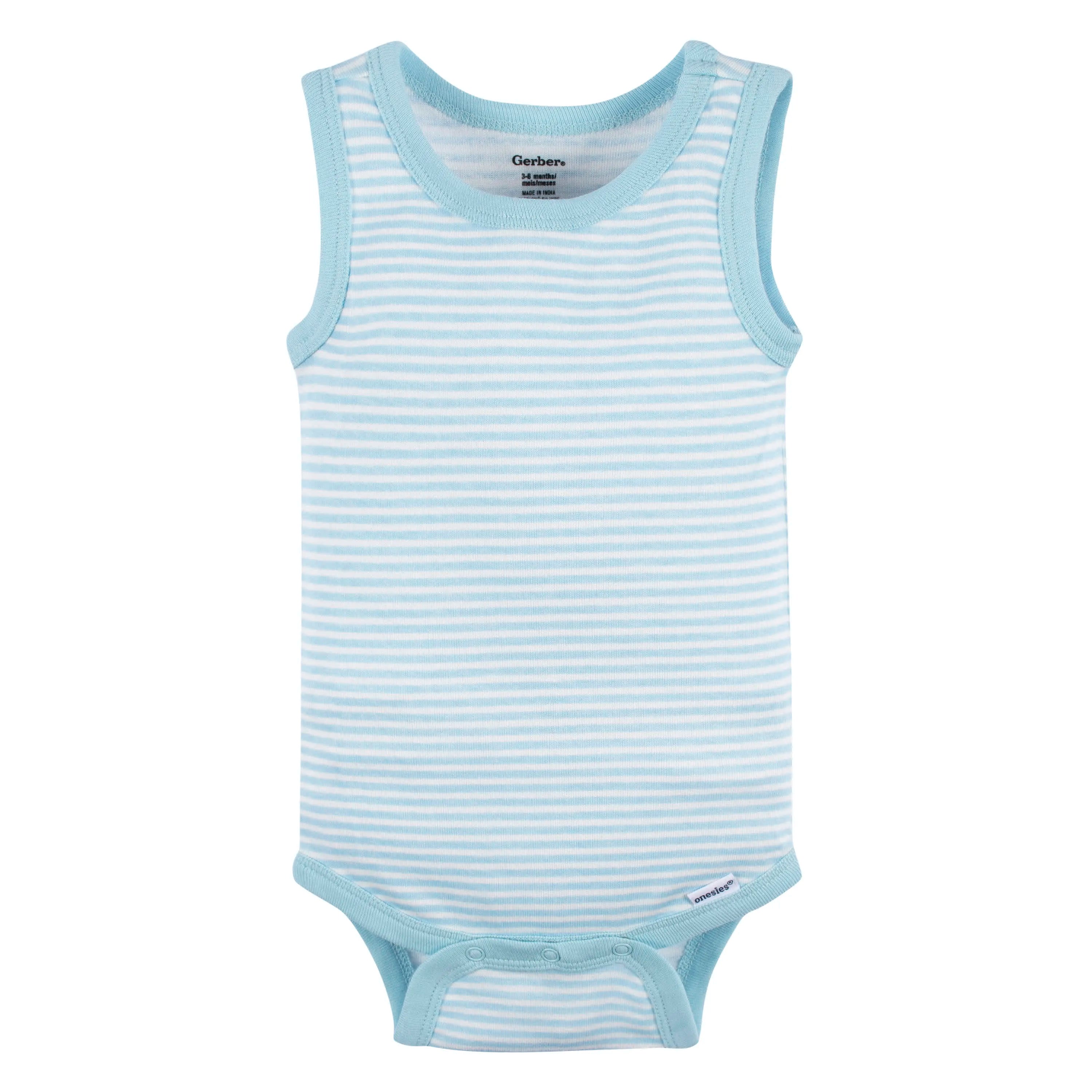 4-Pack Baby Boys Surf Beach Sleeveless Onesies Bodysuits