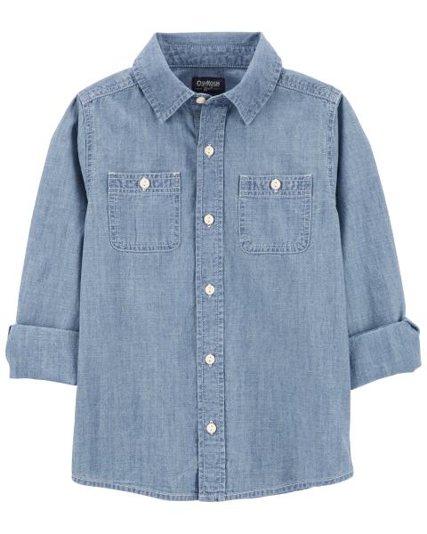 Oshkosh Chambray Button-Front Shirt
