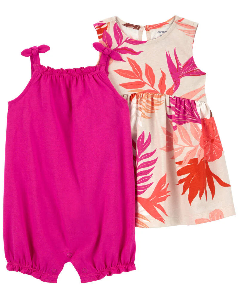 Carter's Baby 2-Pack Cotton Rompers